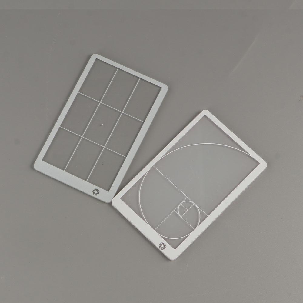 Photography Golden Ratio - Régua de Visor Transparente para Artistas