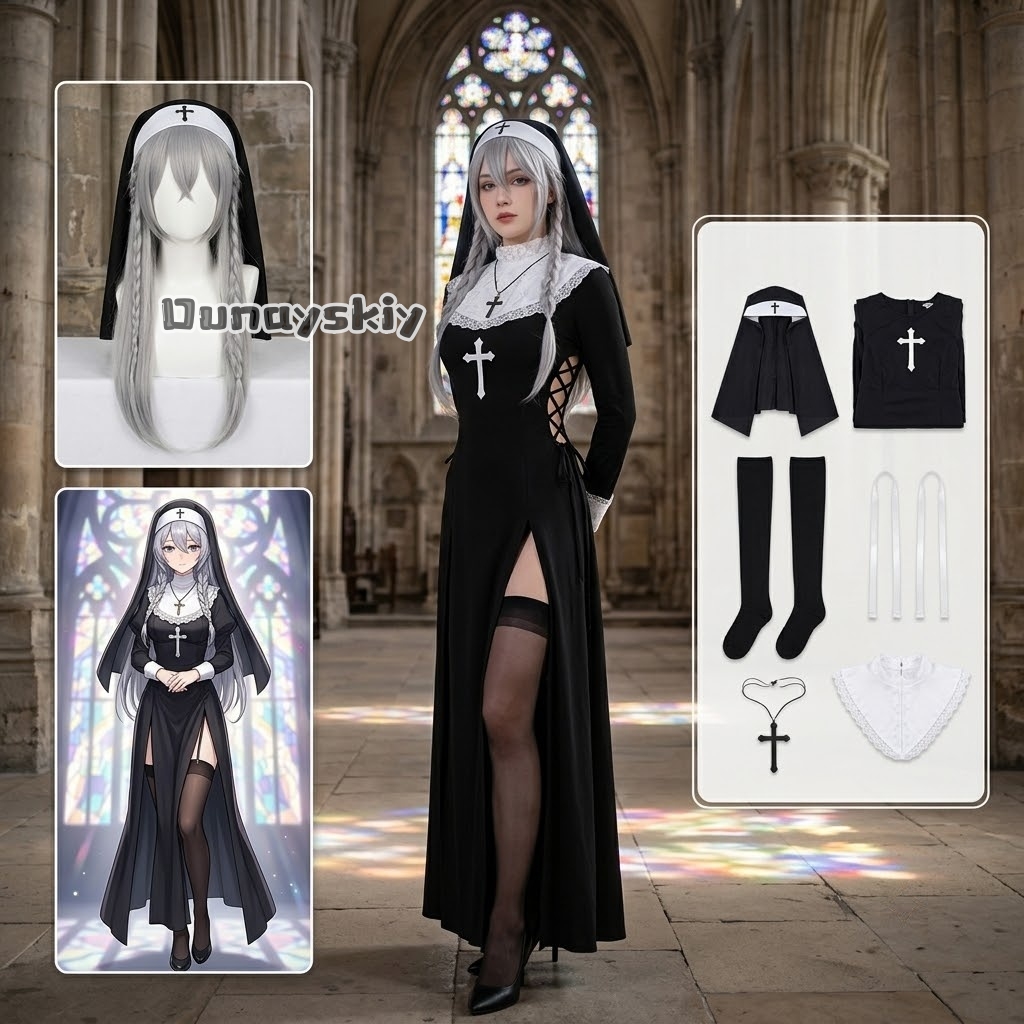Photography Outfit - Conjunto de Fantasia Original de Freira