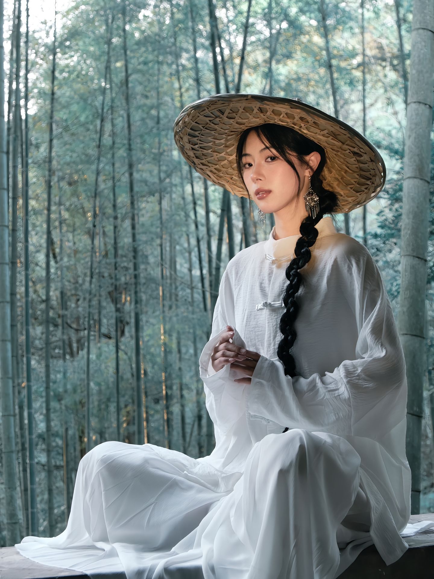 Photography Zen - Novo Conjunto Feminino Estilo Chinês Tang