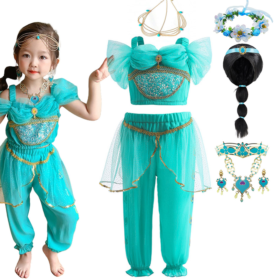 Photography Outfit - Jasmine princesa define meninas dos desenhos