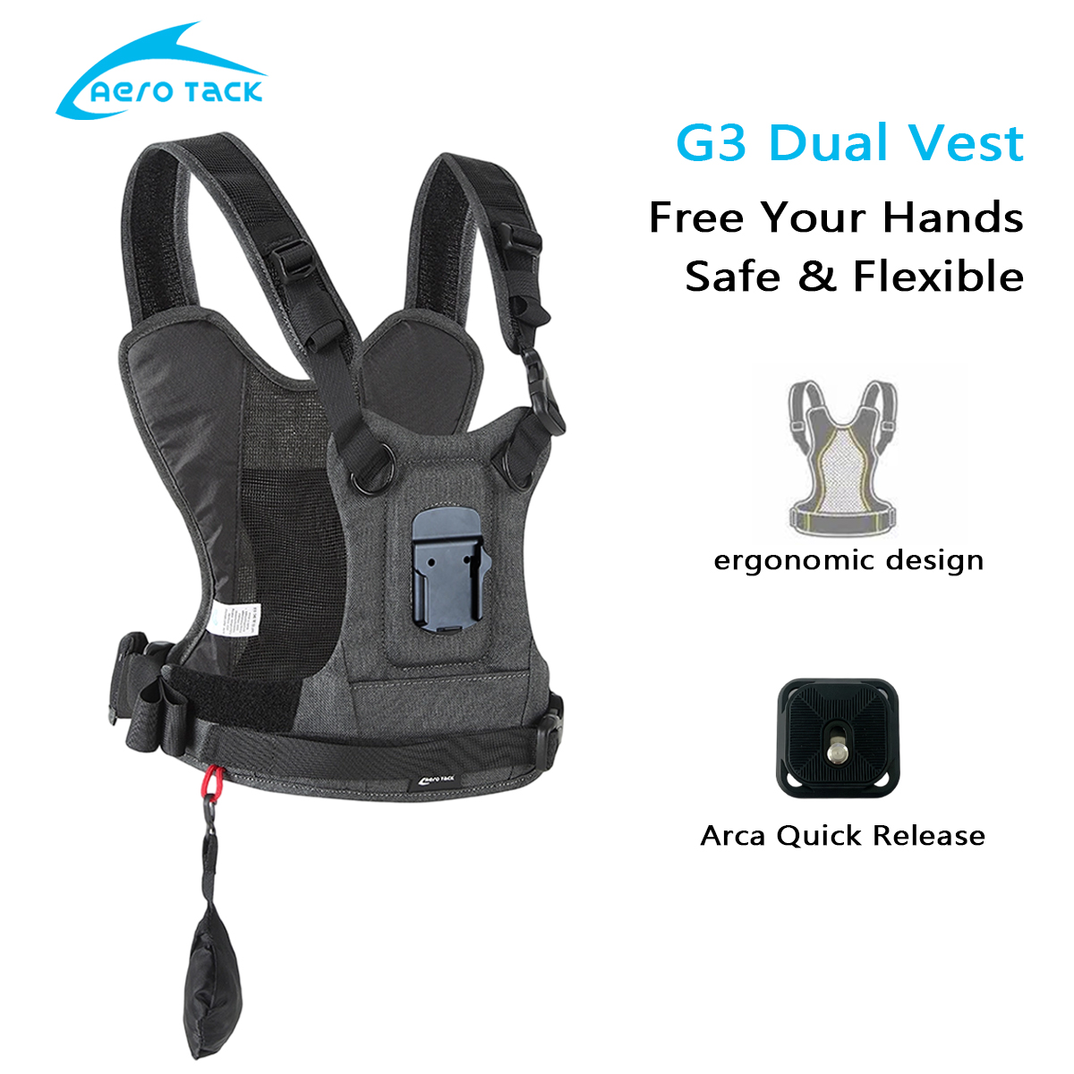 Photography Zone System - Alça de Câmera Aero Tack G3,