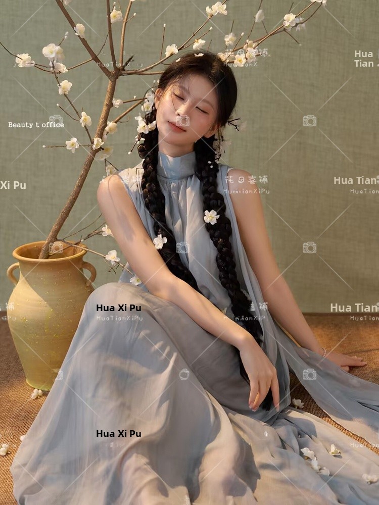 Photography Zen - Novo Vestido Feminino Estilo Chinês 2026