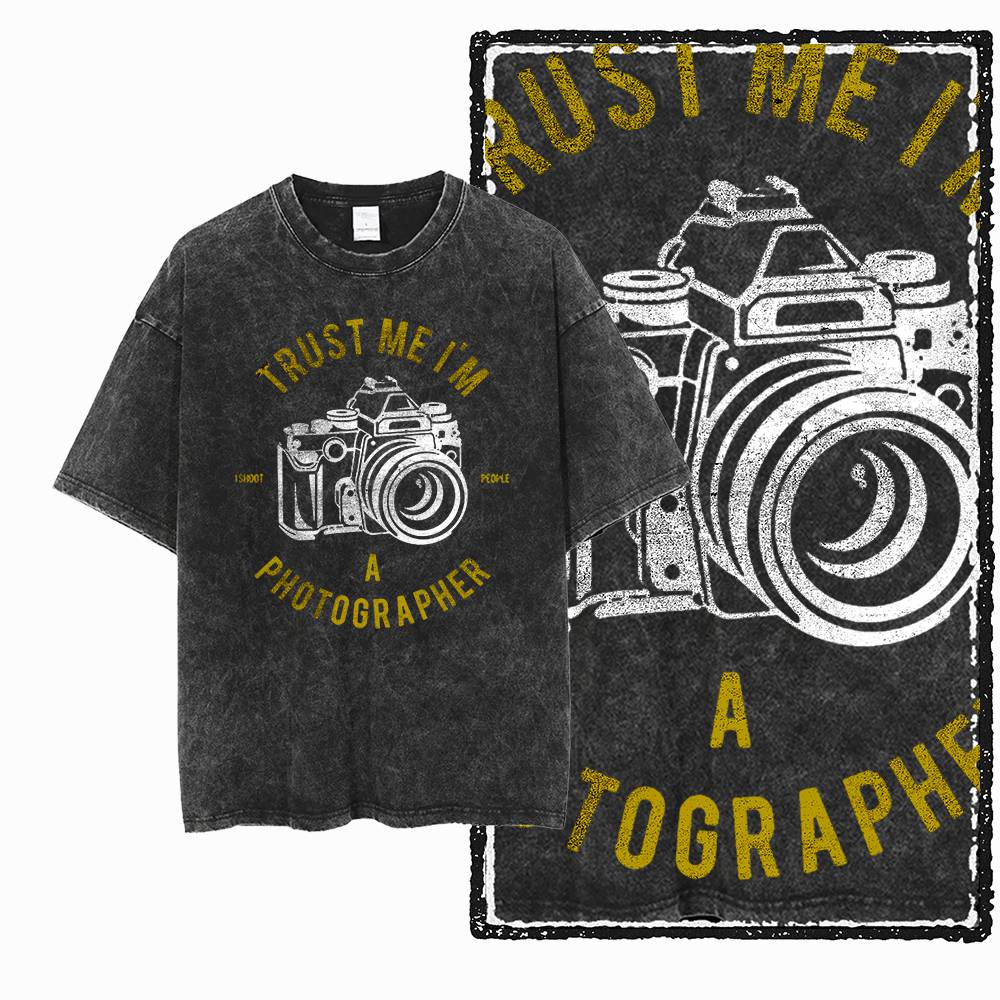 Photography Basics - Camiseta Unissex de Algodão Preta com