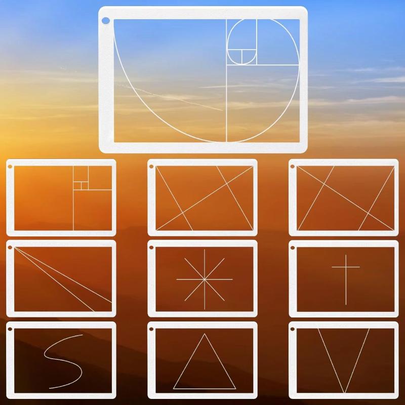 Photography Golden Ratio - Régua de Proporção Áurea Fibonacci para
