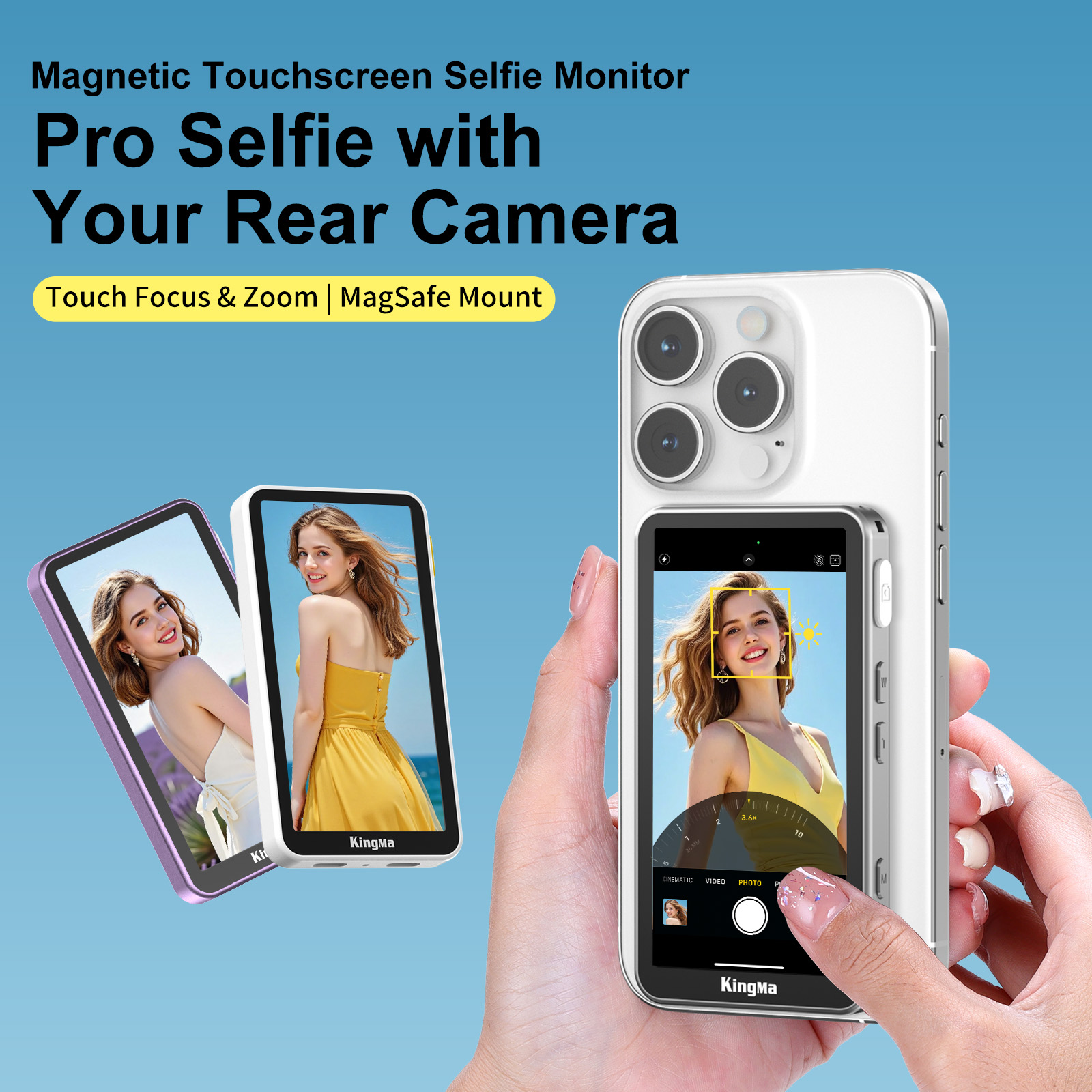 Photography Equipment - Ph02 ultra telefone vlog selfie monitor