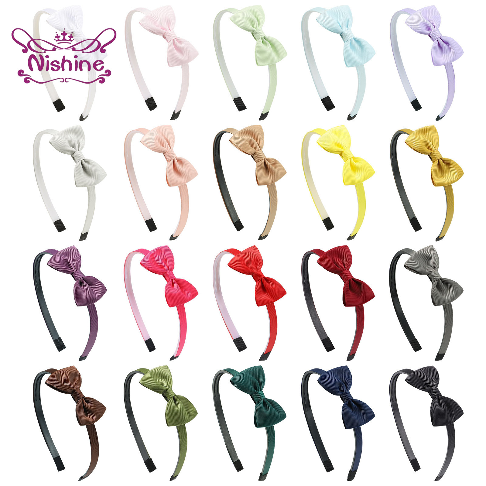 Photography Triangle - Ribbon Bow Knot Headband para crianças,
