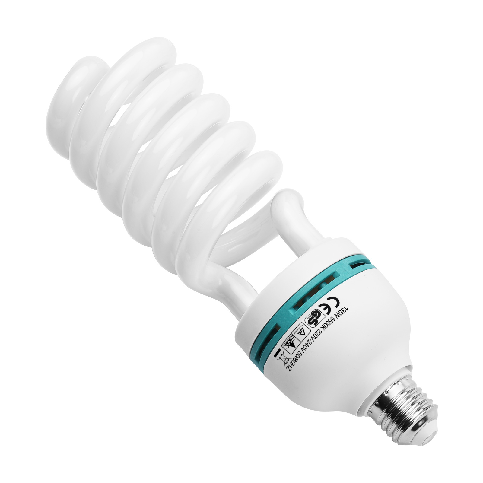Photography Bulb - Andoer-Lâmpada Fluorescente Espiral, Tomada de Luz