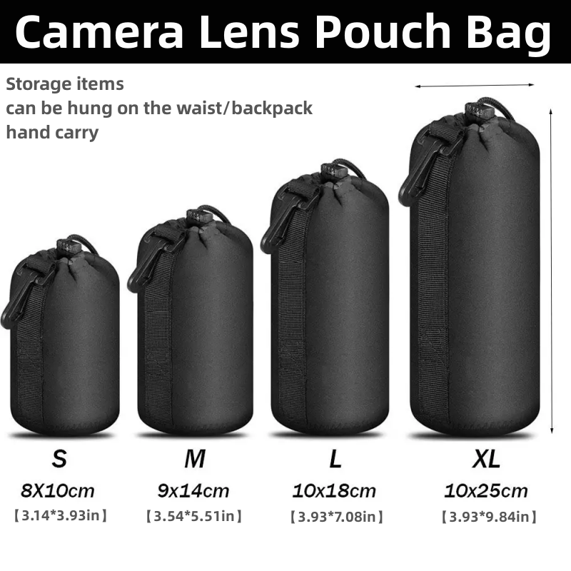 Photography Zone System - Bolsa para lente de câmera rf11,