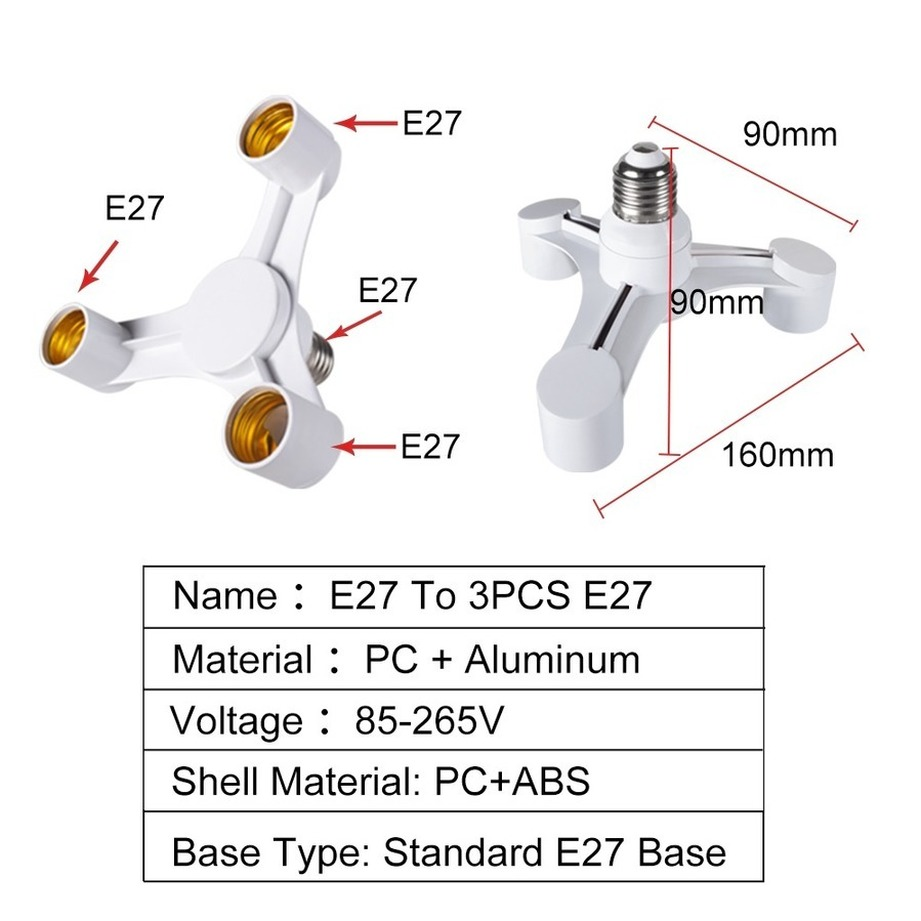 Adaptador Divisor de Soquete d - Photography Bulb avaliação e preço