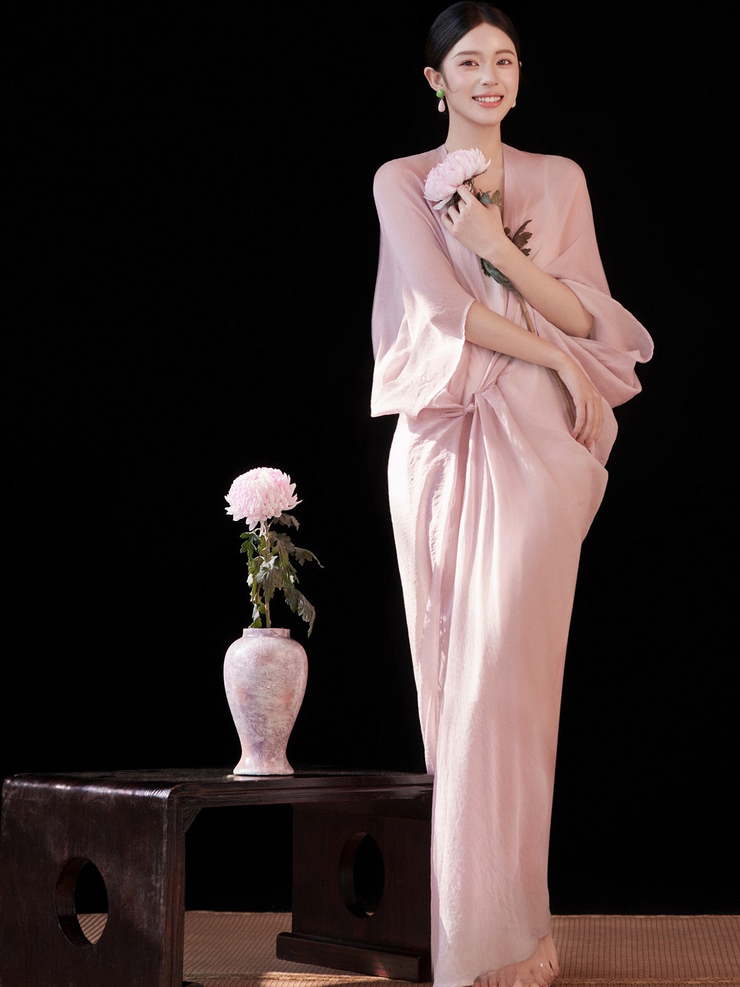 Novo Vestido Rosa Estilo Chinê - Photography Zen avaliação e preço
