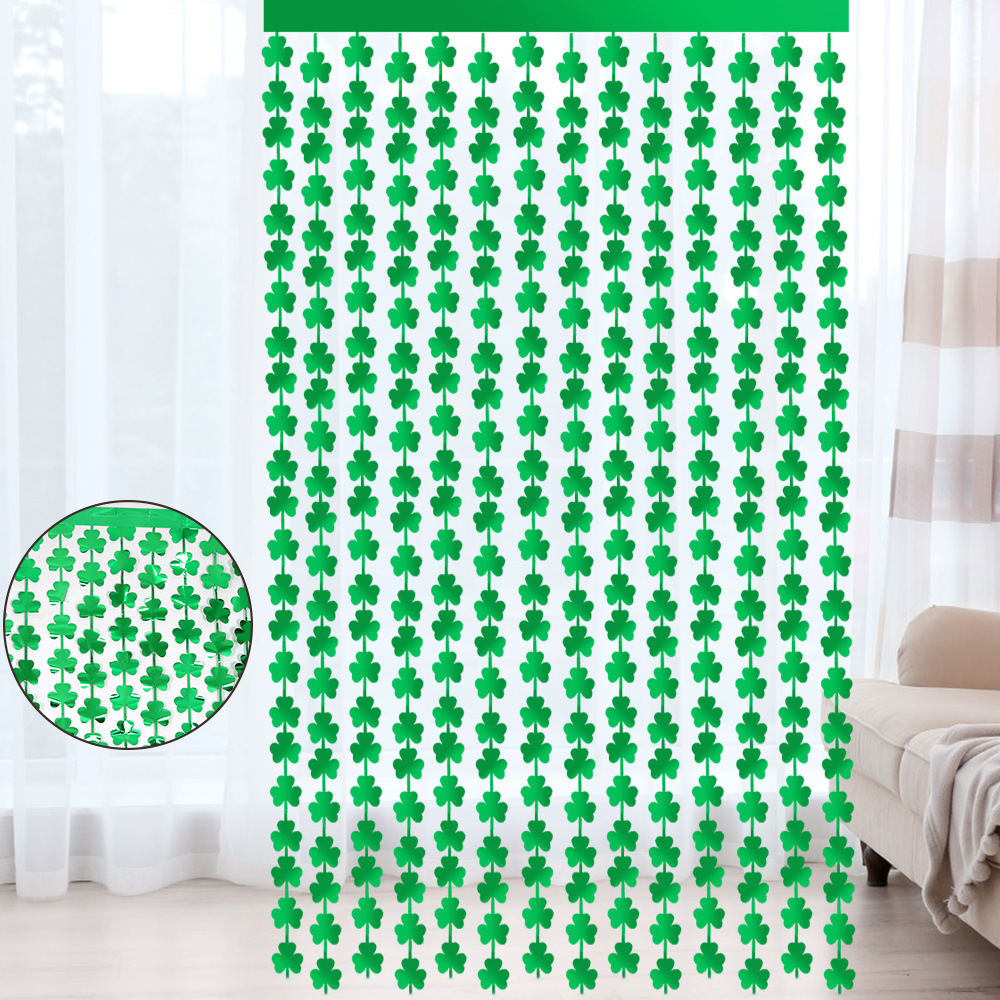 1*2m novo trevo tinsel cortina - Photography Zone System avaliação e preço