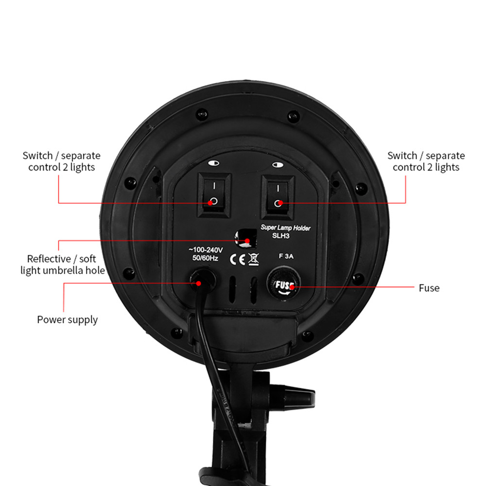 Suporte para lâmpada e27 4 em  - Photography Bulb avaliação e preço