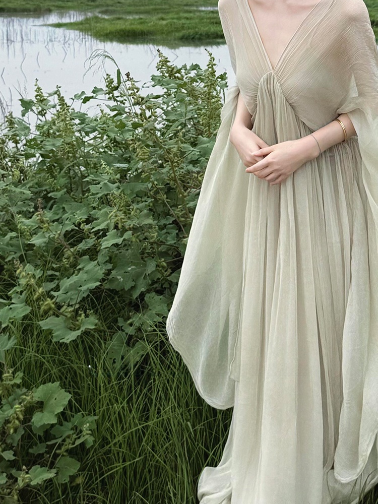 Novo Vestido Longo Solto Estil - Photography Zen avaliação e preço