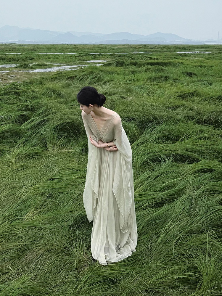 Novo Vestido Longo Solto Estil - Photography Zen avaliação e preço