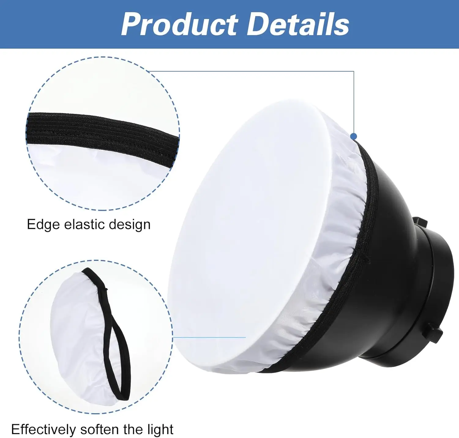 Difusor de Luz Branco de 7