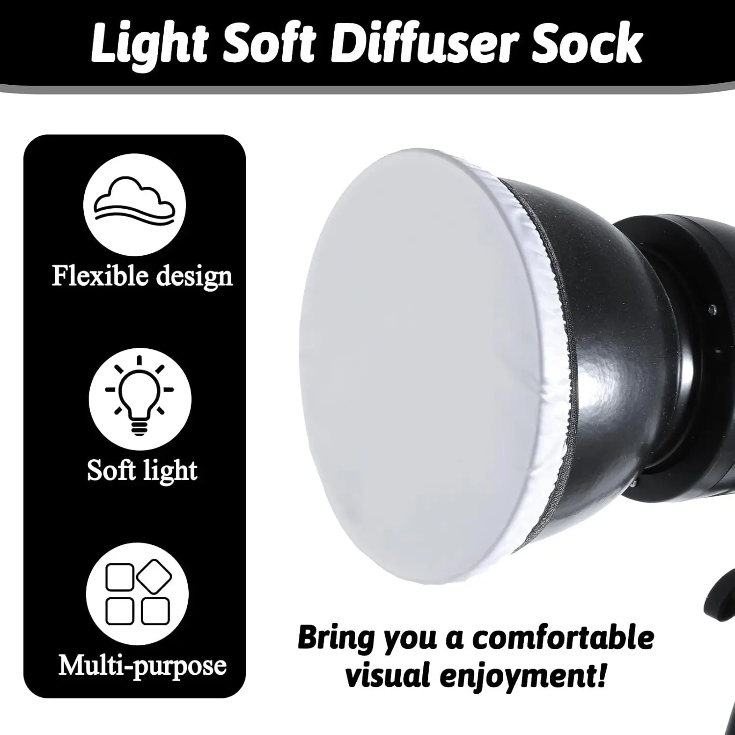 Difusor de Luz Branco de 7