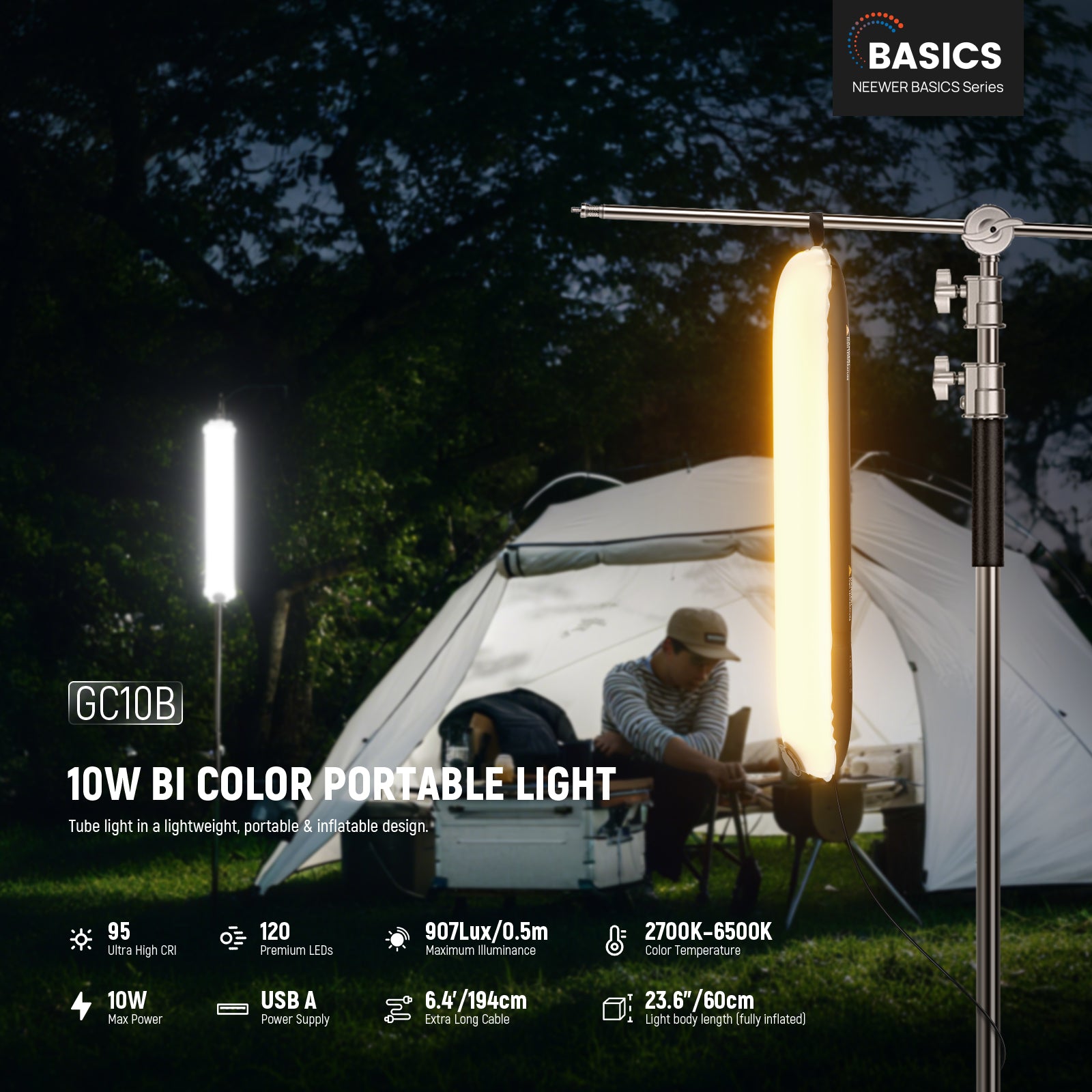NEEWER BASICS 10W 21W Bi Color - Photography Basics avaliação e preço