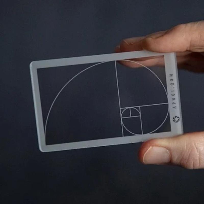 Régua de Proporção Áurea Fibon - Photography Golden Ratio avaliação e preço