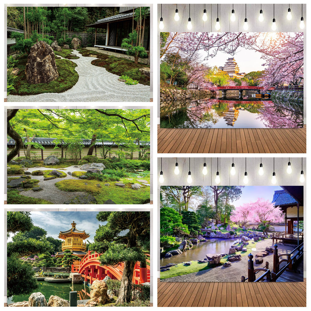 Estilo japonês zen jardim foto - Photography Zen avaliação e preço