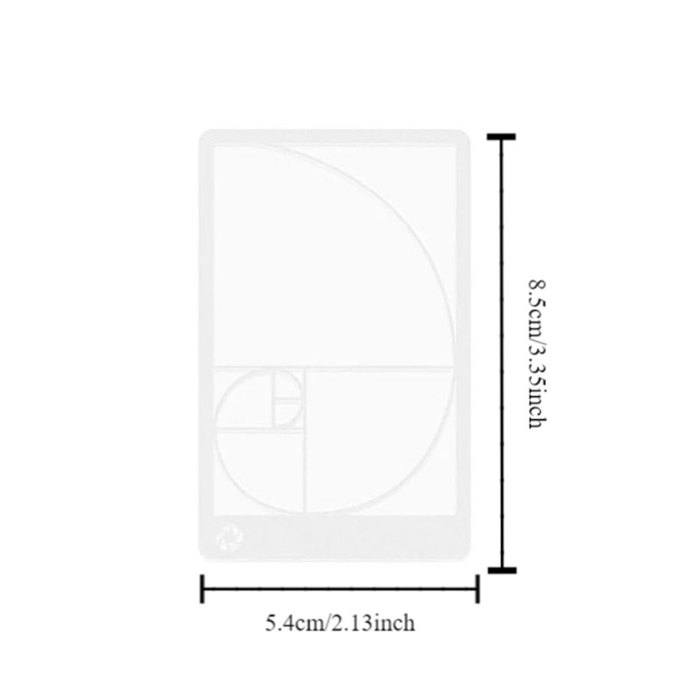 Limpar Viewfinder Régua para F - Photography Golden Ratio avaliação e preço