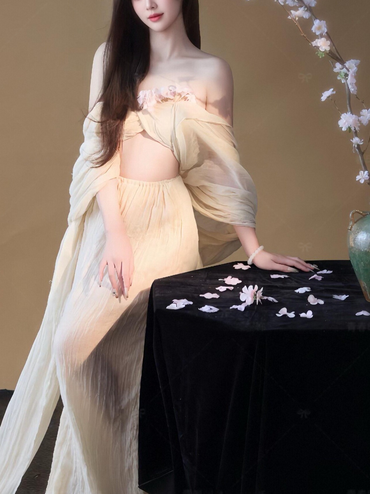 Vestido Longo Estilo Retrô Chi - Photography Zen avaliação e preço